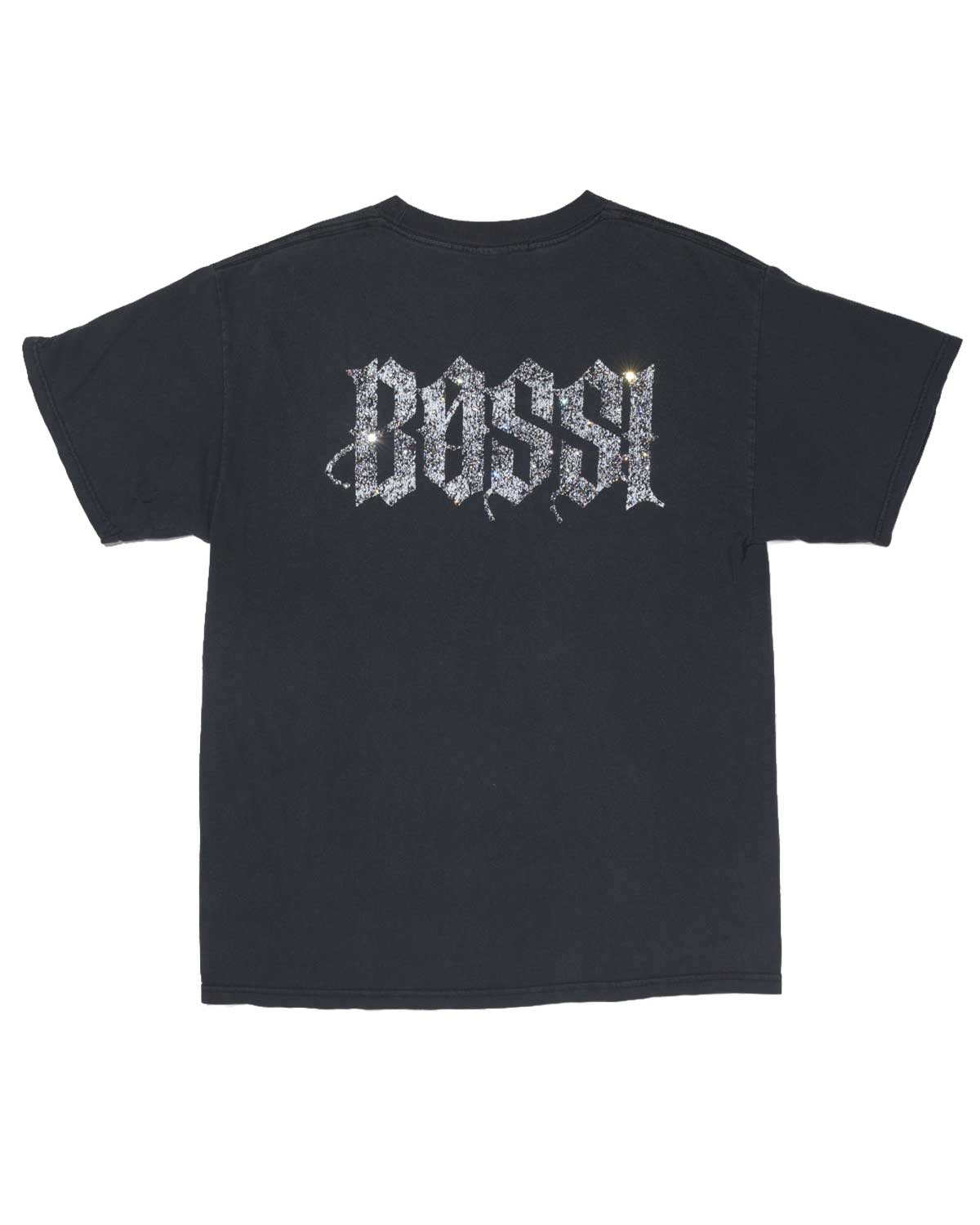 Bossi Vintage Rhinestone Tee Black/Green