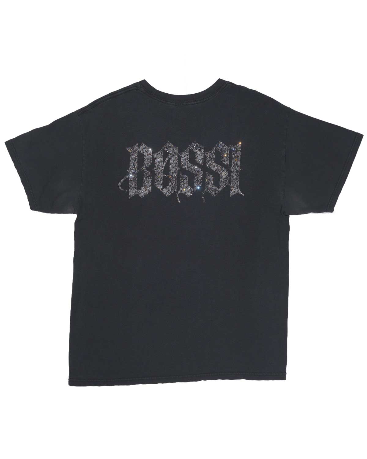 Bossi Vintage Rhinestone Tee Black