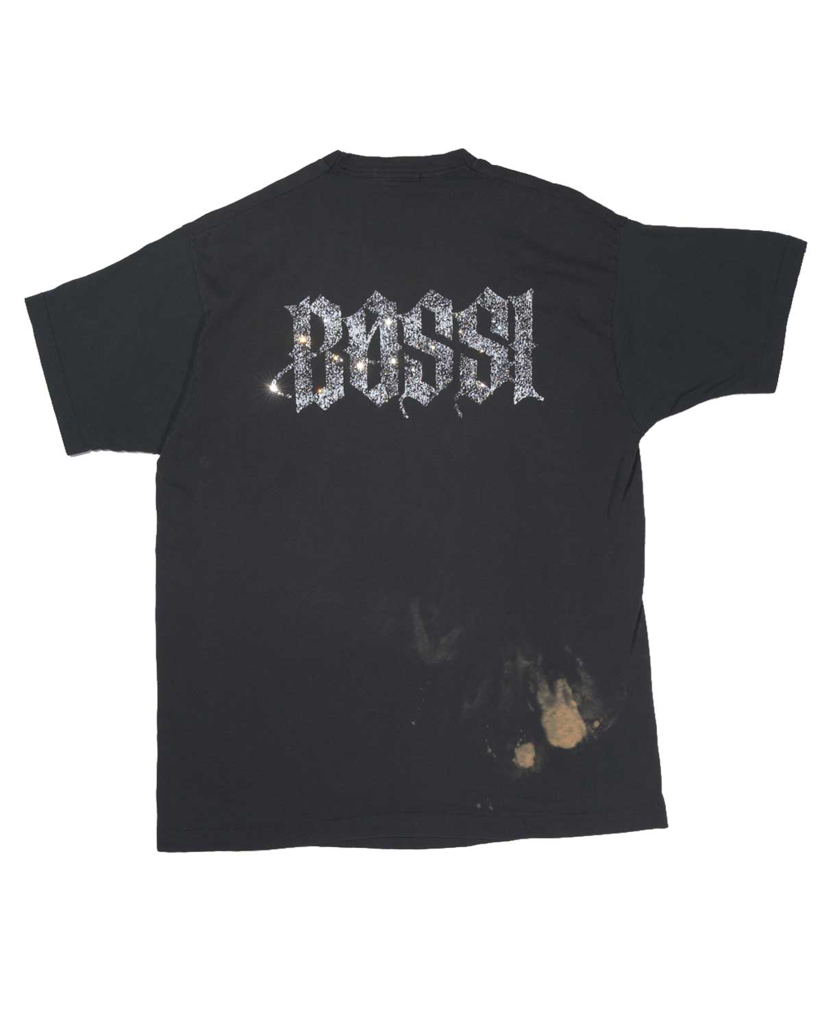 Bossi Vintage Rhinestone Tee Black