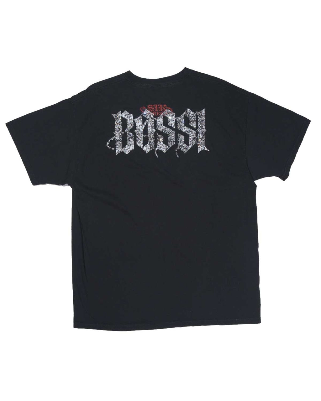 Bossi Vintage Rhinestone Tee Black