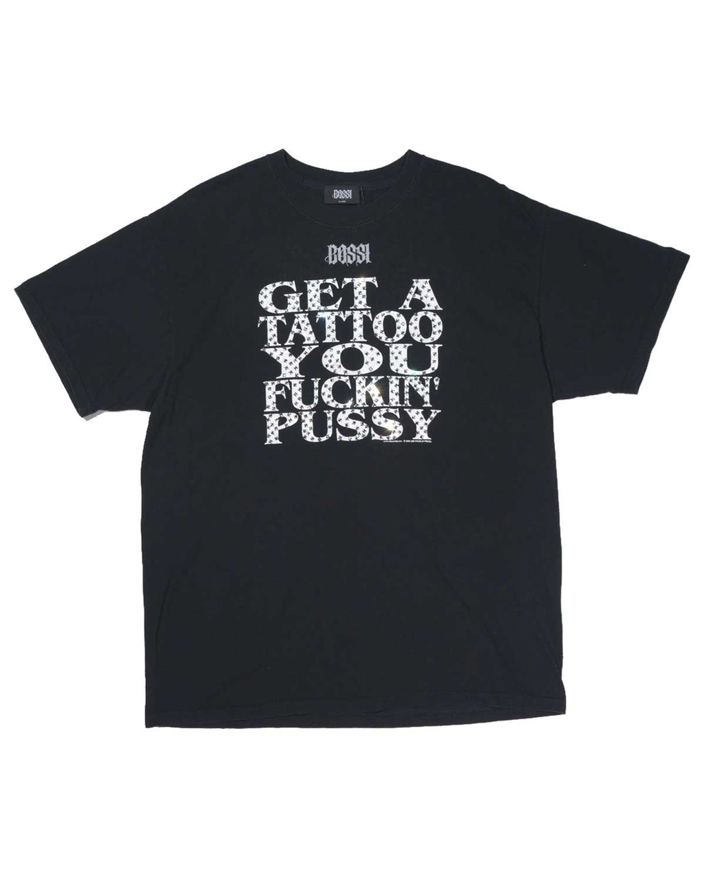 Bossi Vintage Rhinestone Tee Black