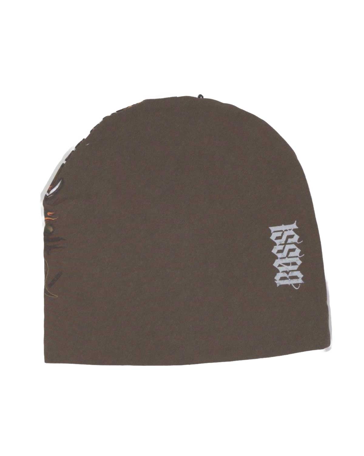 Bossi Vintage Rhinestone Beanie Brown