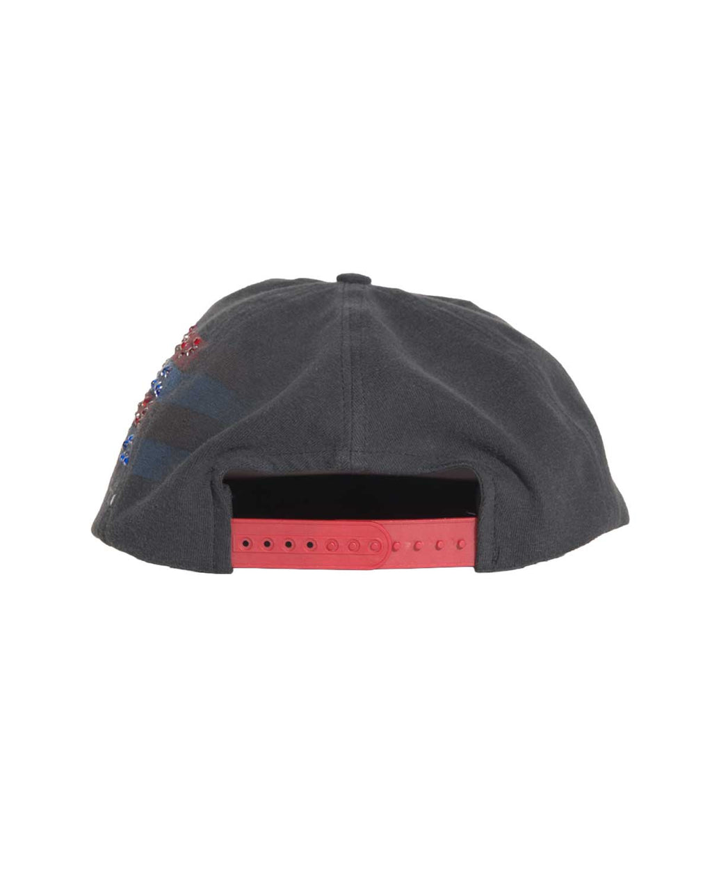 Bossi Vintage Rhinestone Snapback Hat Black