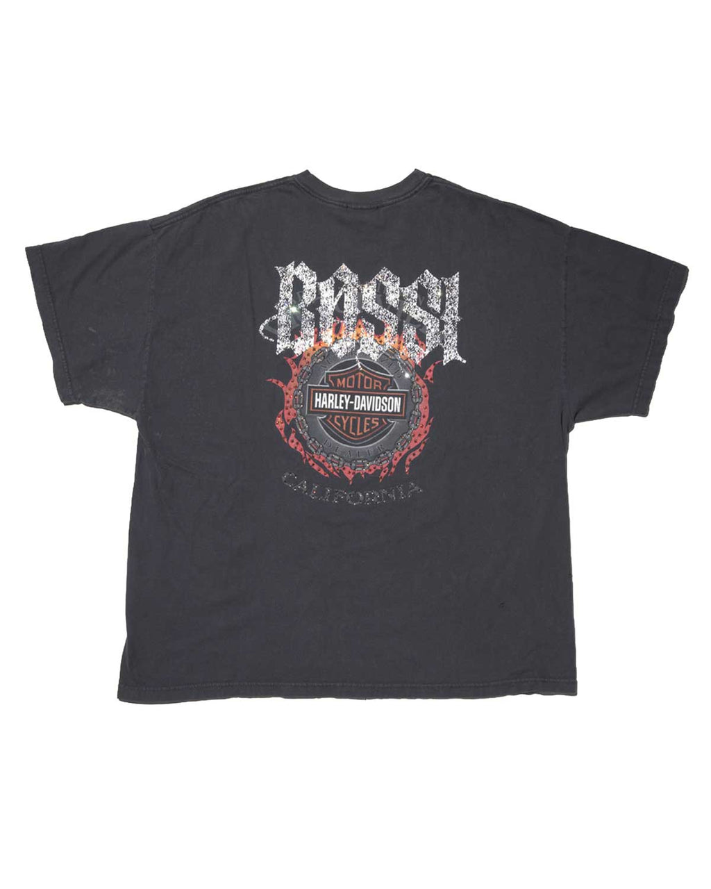 Bossi Vintage Rhinestone Tee Black