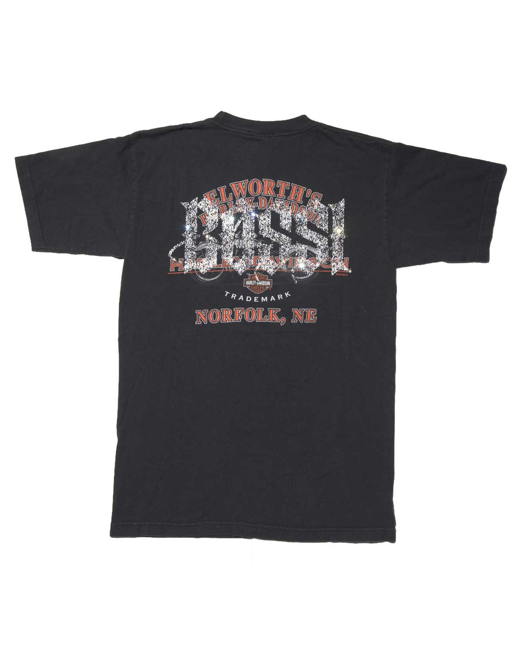 Bossi Vintage Rhinestone Tee Black