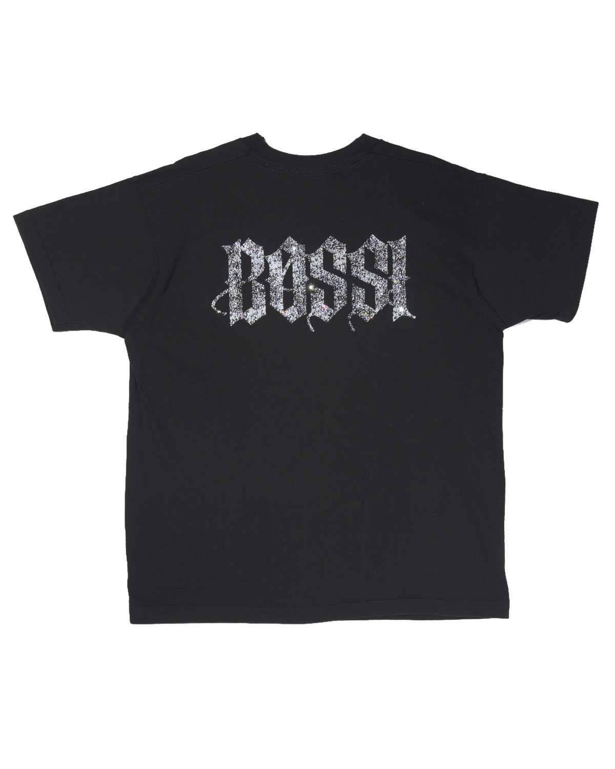 Bossi Vintage Rhinestone Tee Black