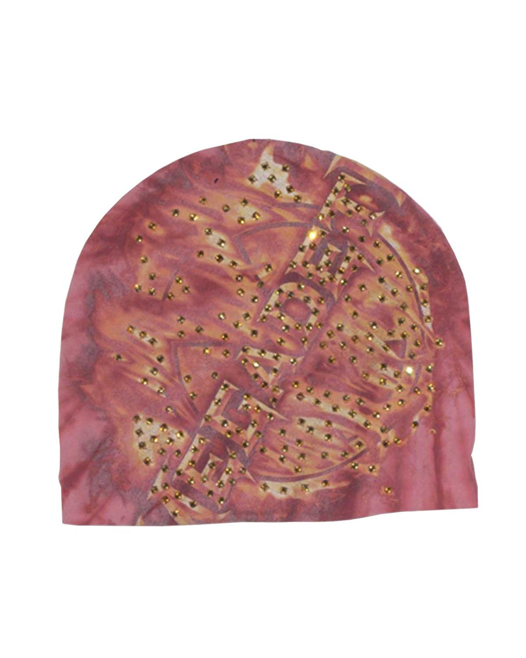 Bossi Vintage Rhinestone Beanie Red