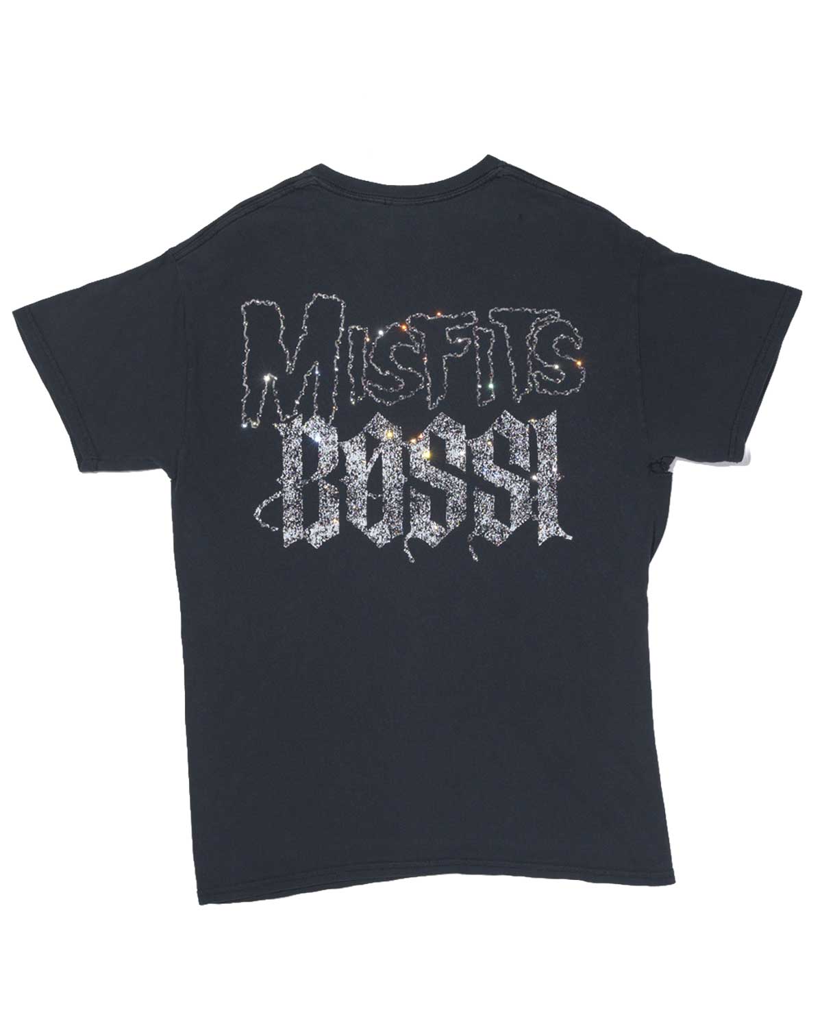 Bossi Vintage Rhinestone Tee Black