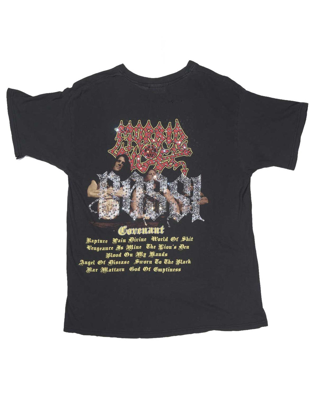 Bossi Vintage Rhinestone Tee Black