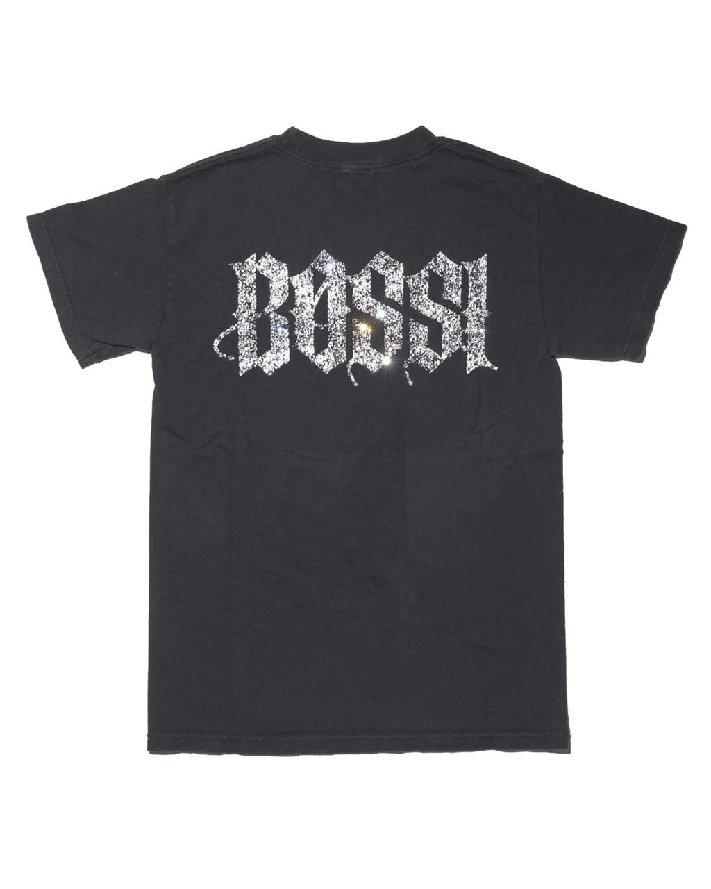 Bossi Vintage Rhinestone Tee Black