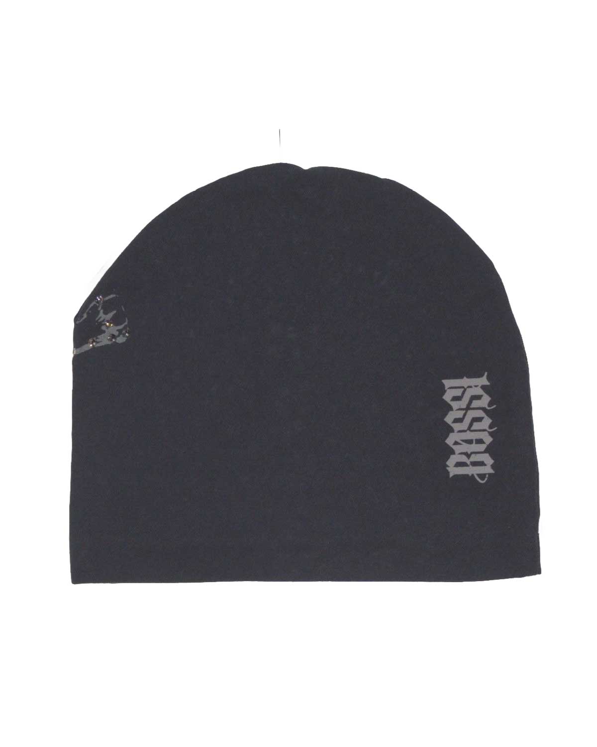 Bossi Vintage Rhinestone Beanie Black