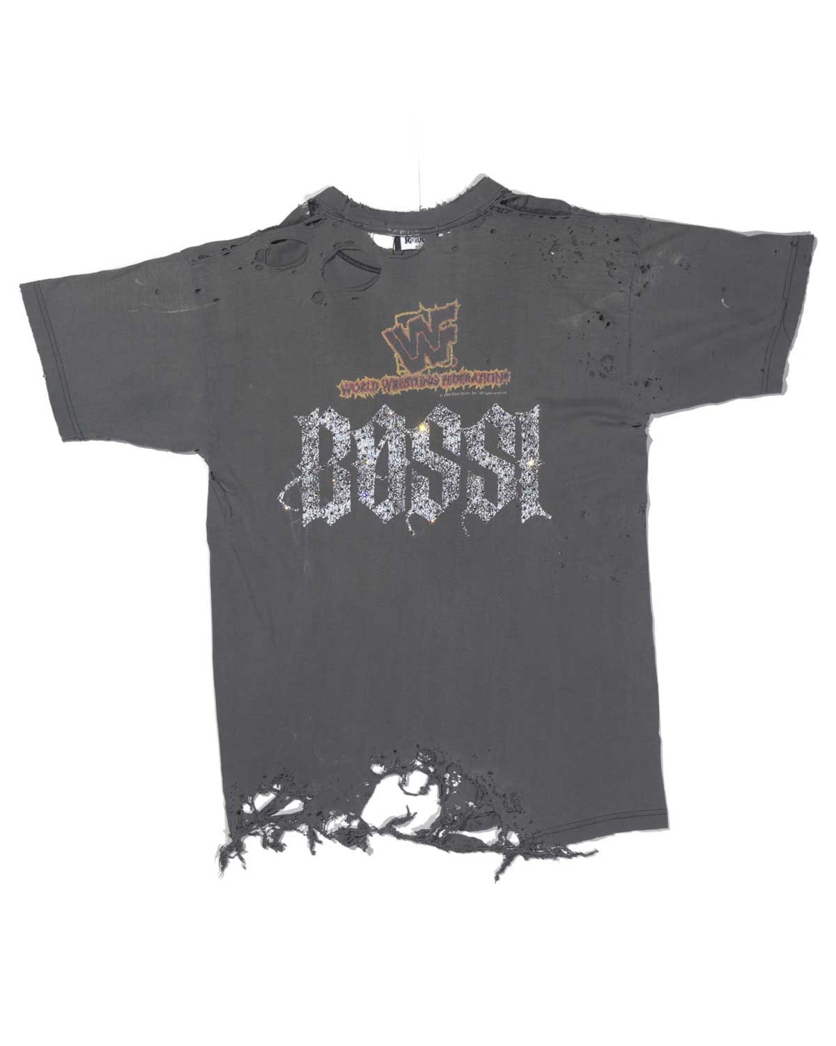 Bossi Vintage Rhinestone Tee Grey