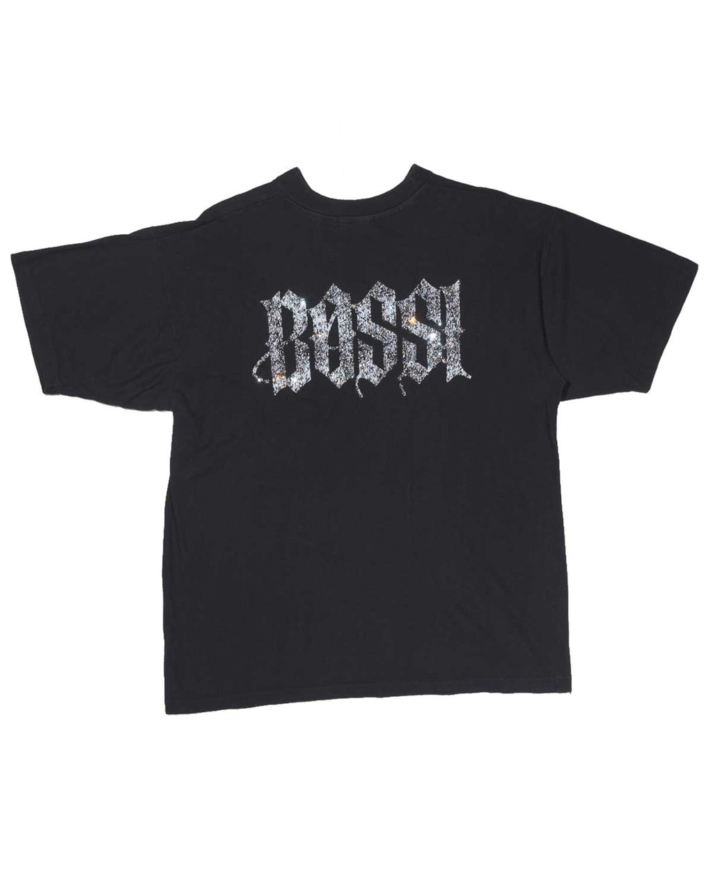 Bossi Vintage Rhinestone Tee Black 