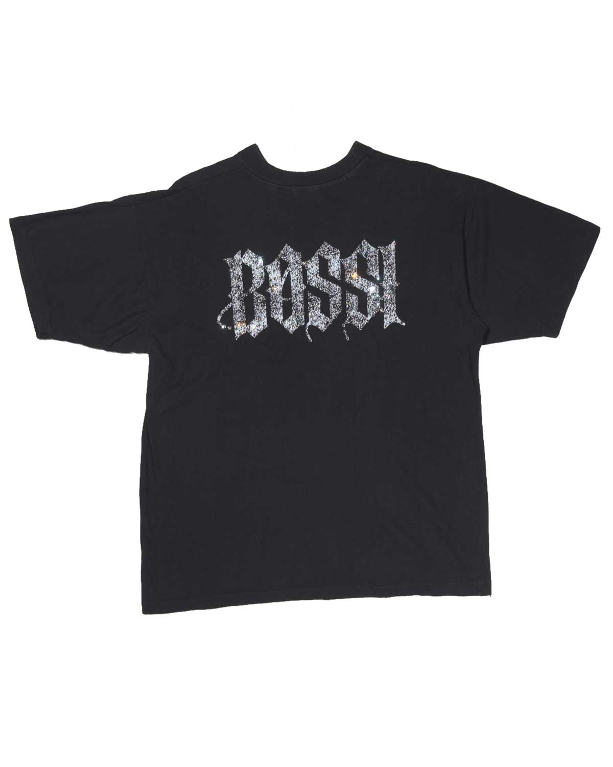 Bossi Vintage Rhinestone Tee Black 