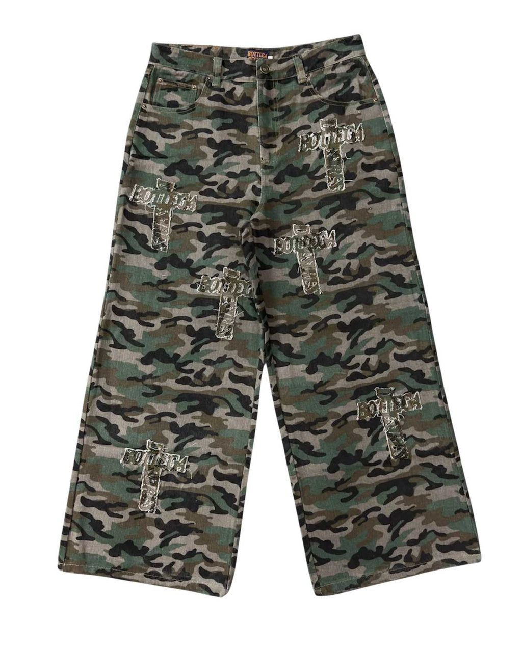 Bottega Desires Holy Grail Denim Pants Camo