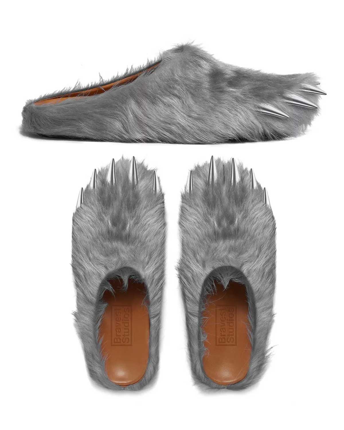 Bravest Studios Bear Claw Mule Grey