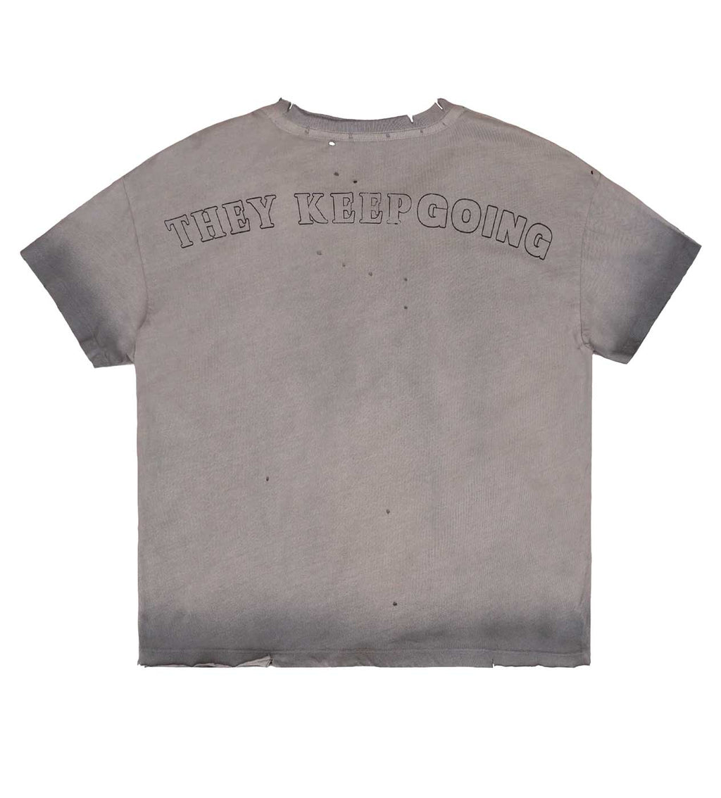 Bravest Studios Horses Vintage Tee Grey
