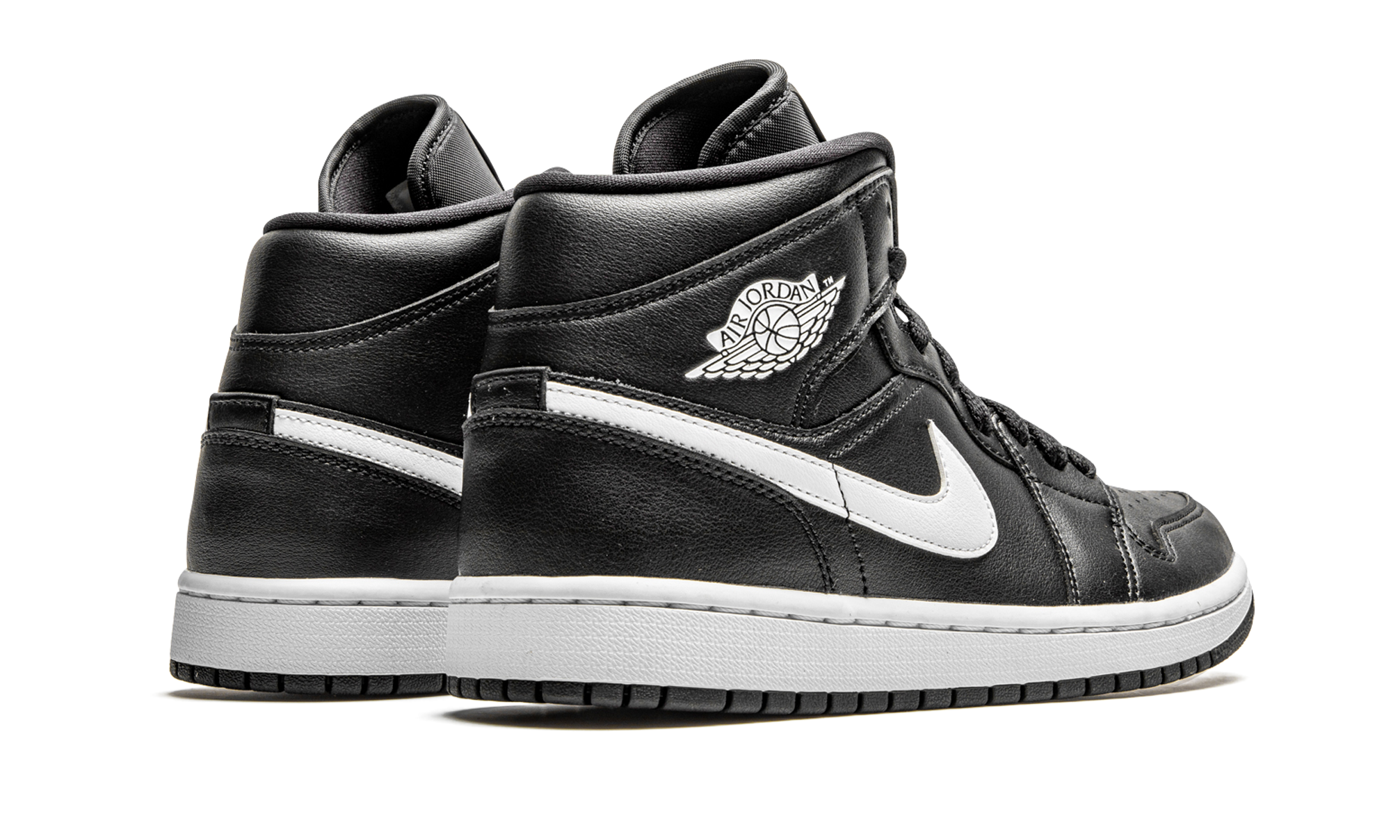 AIR JORDAN 1 MID WMNS "Black / White" BQ6472 011