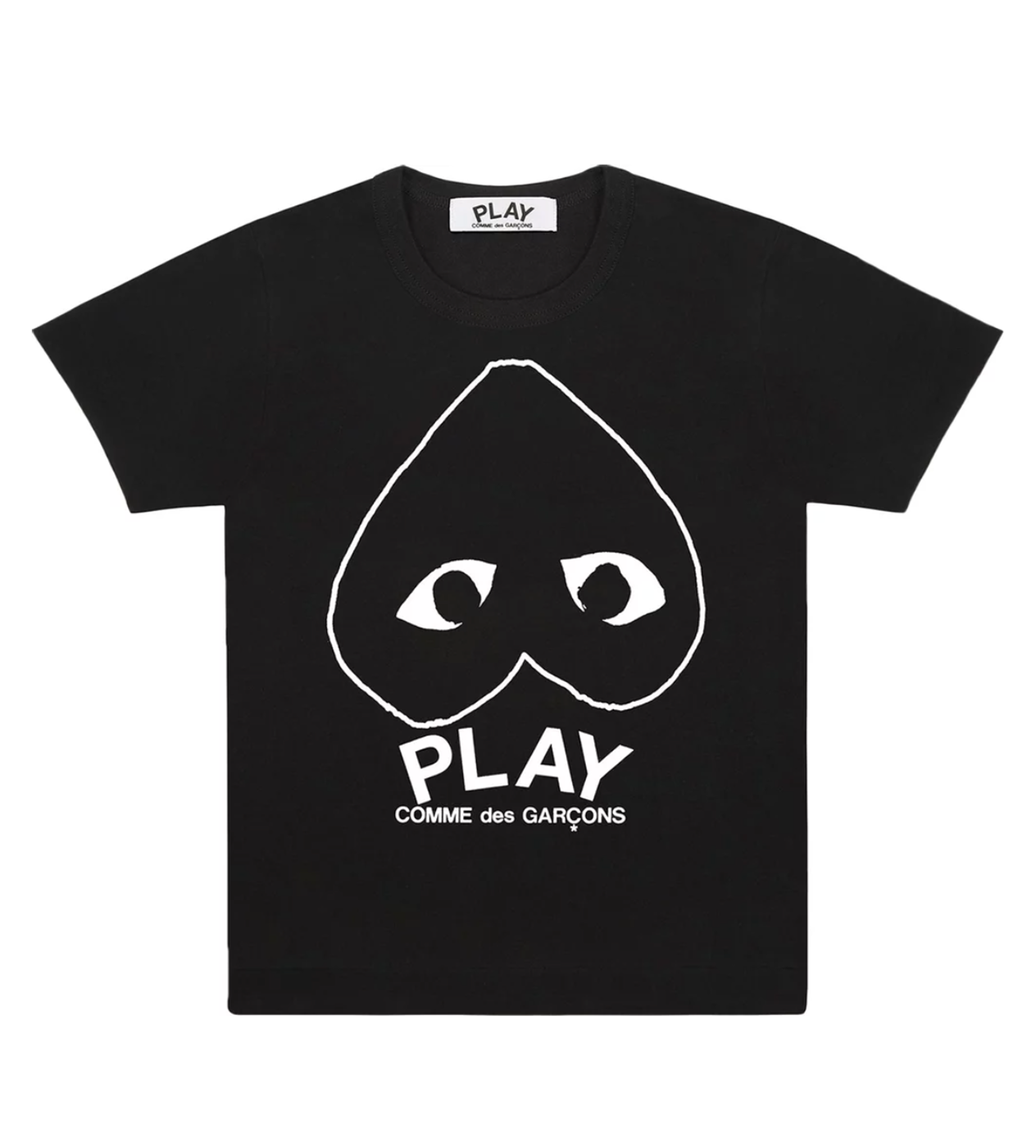 CDG Black Inverted Heart T-Shirt