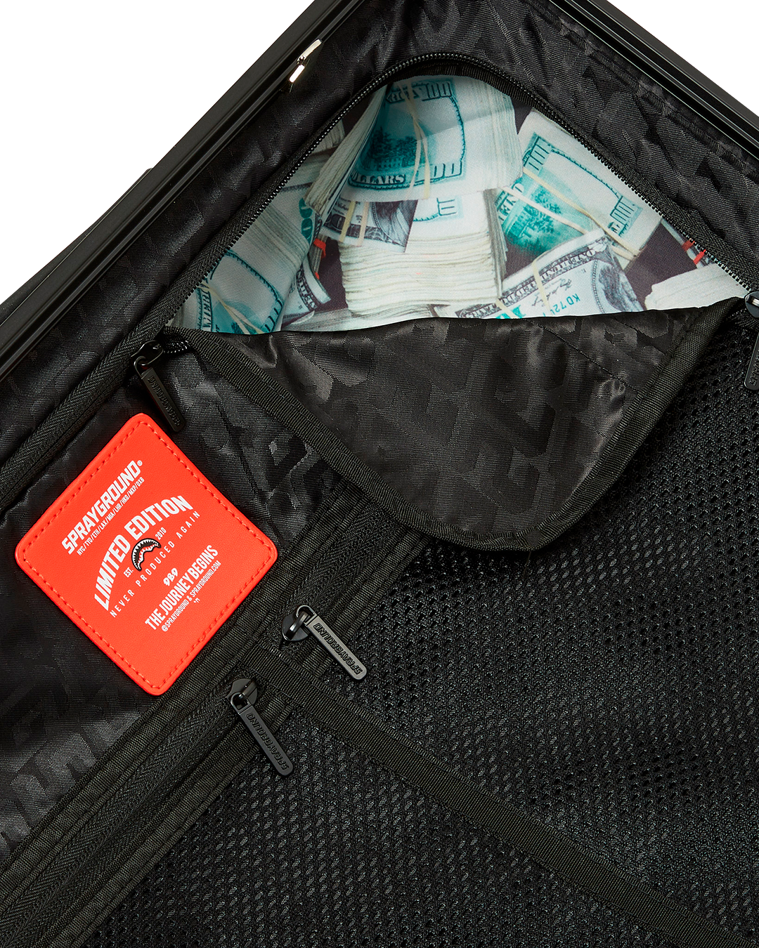 THE GOLDEN FANG SHARK CARRY-ON LUGGAGE