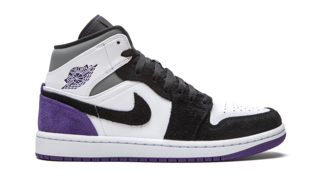 Air Jordan 1 Mid SE "Court Purple Suede" 852542 105
