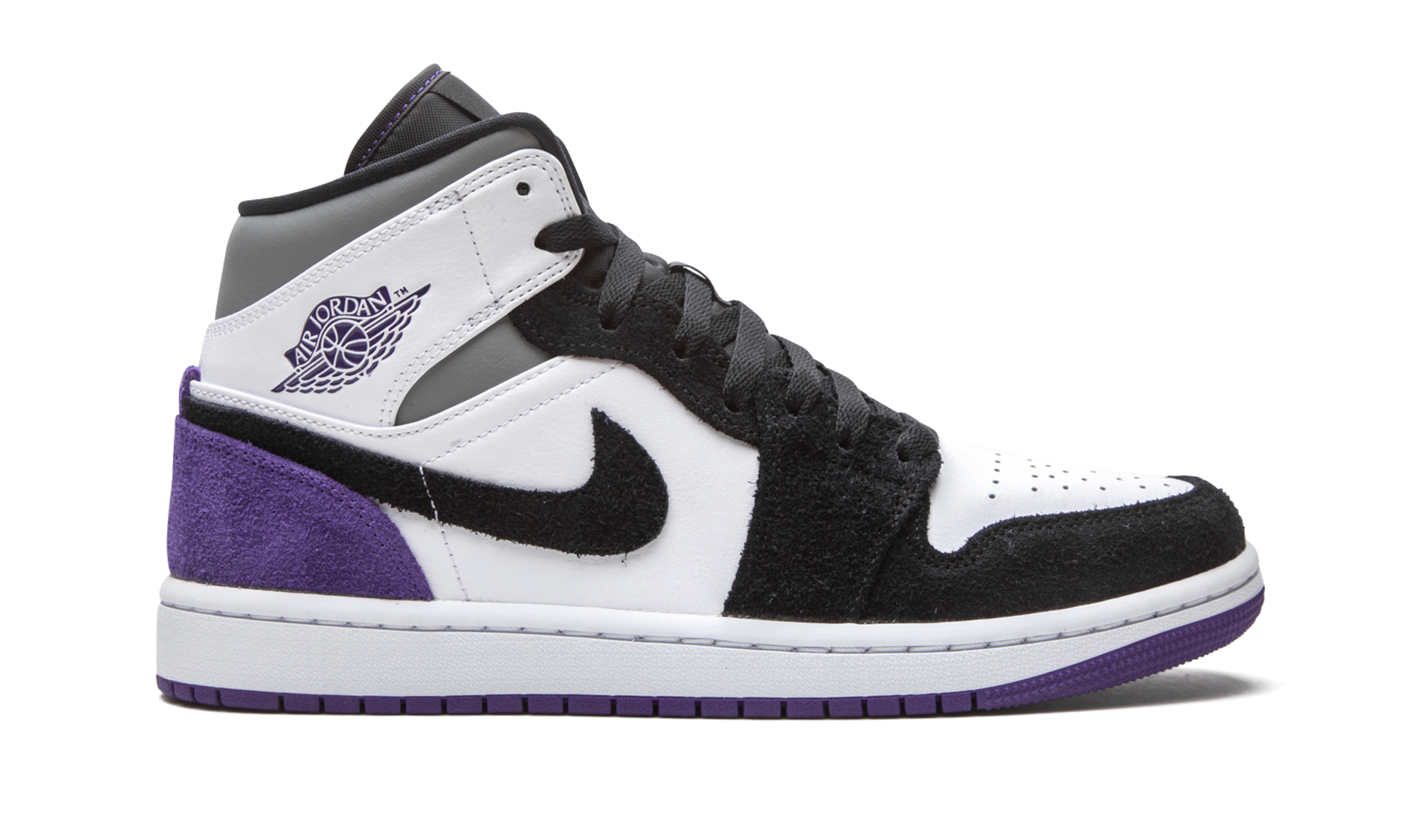 Air Jordan 1 Mid SE "Court Purple Suede" 852542 105