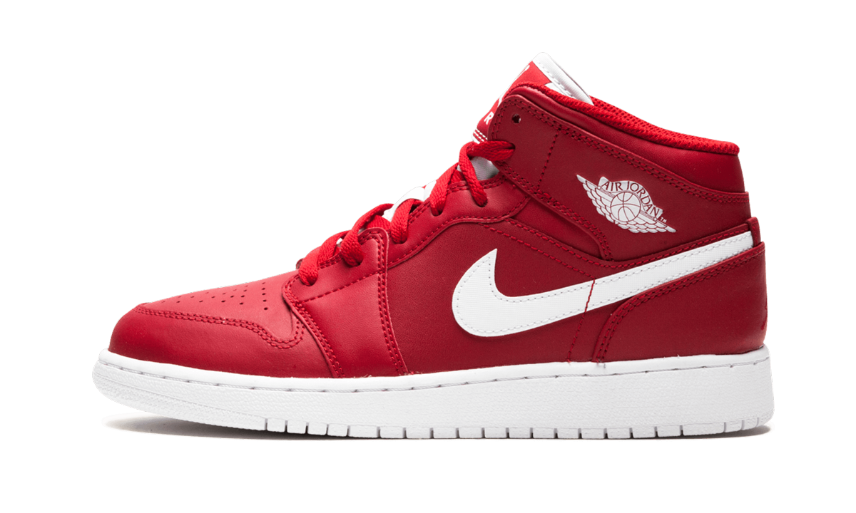 Air Jordan 1 Mid GS "Gym Red 2.0" 554725 600