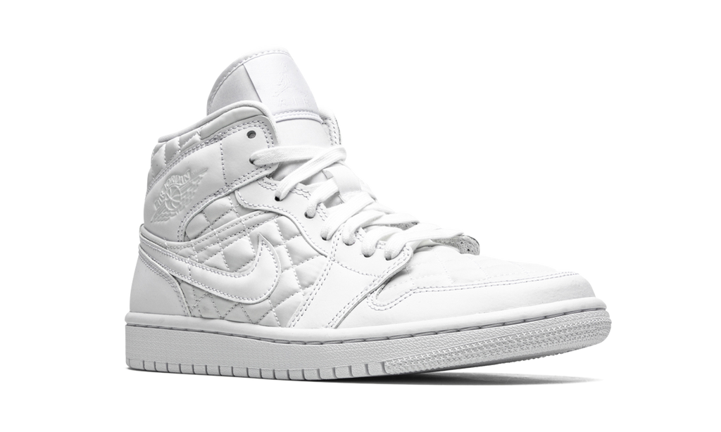 AIR JORDAN 1 MID WMNS "Quilted White" DB6078 100