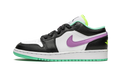 Air Jordan 1 Low GS "Black / Violet Shock / Green Glow" 553560 151