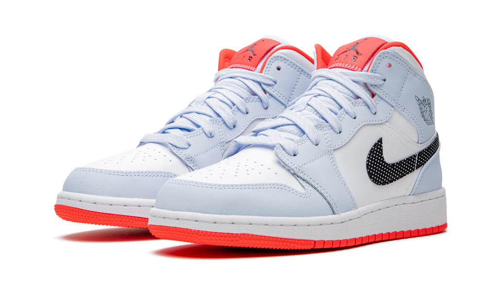 Air Jordan 1 Mid GS "Polka Dot" 555112 400