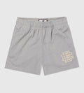 Eric Emanuel Basic Shorts Grey/Cream Outline