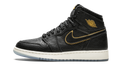 Air Jordan 1 Retro High OG GS "black gld lthr" 575441 031