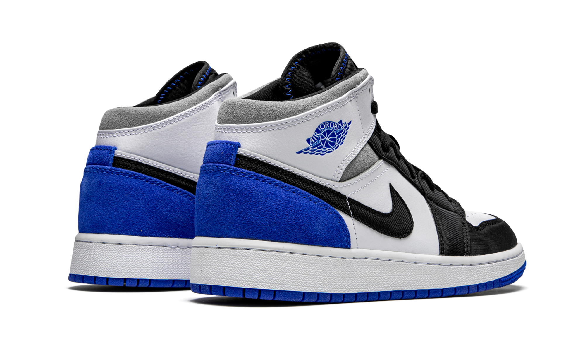 Air Jordan 1 Mid GS "Royal White" BQ6931 102