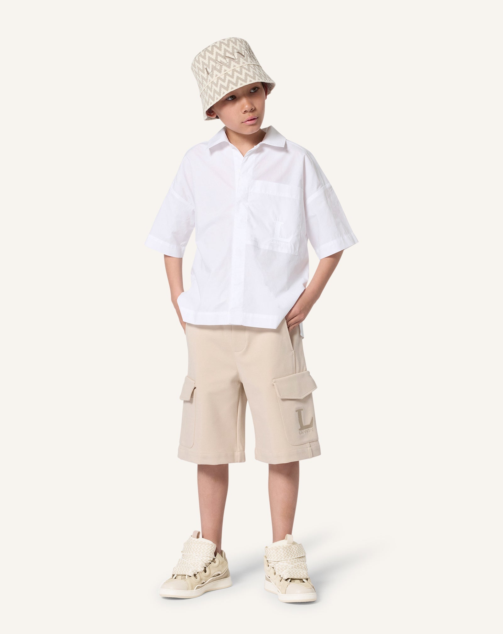 CURB KIDS SNEAKERS WITH LACES