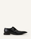 MONK SHOES IN GLOSSY LEATHER
