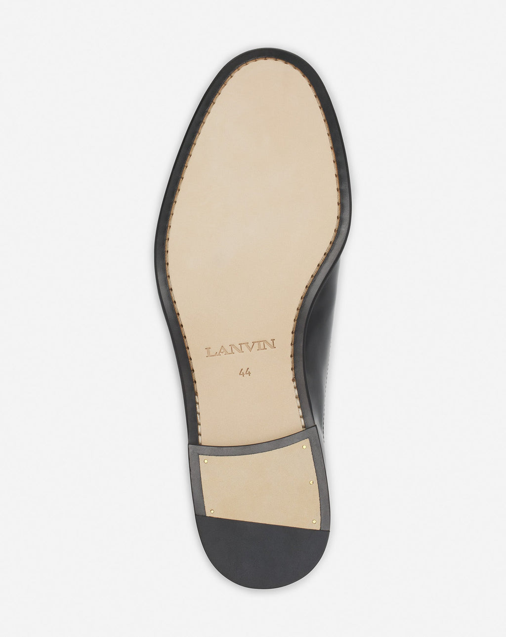 LANVIN SIGNATURE LEATHER OXFORD SHOES