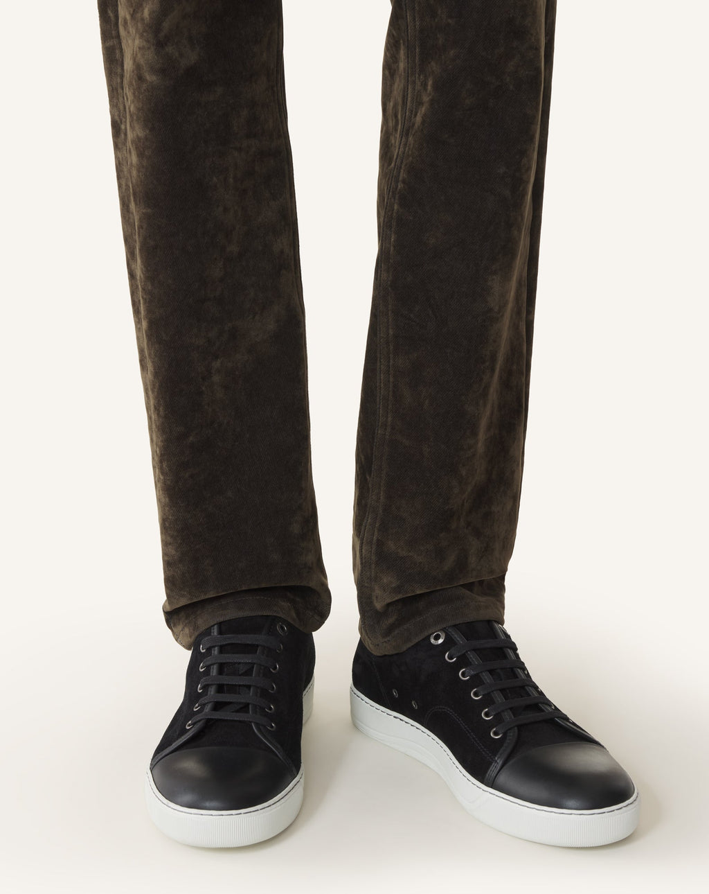 DBB1 SNEAKERS IN LEATHER AND SUEDE