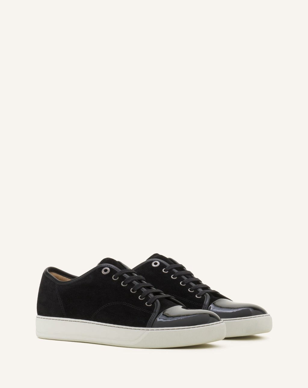 DBB1 SNEAKERS IN PATENT LEATHER AND SUEDE