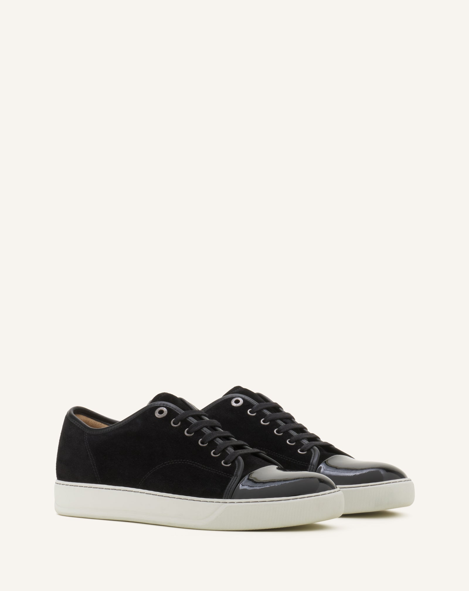 DBB1 SNEAKERS IN PATENT LEATHER AND SUEDE
