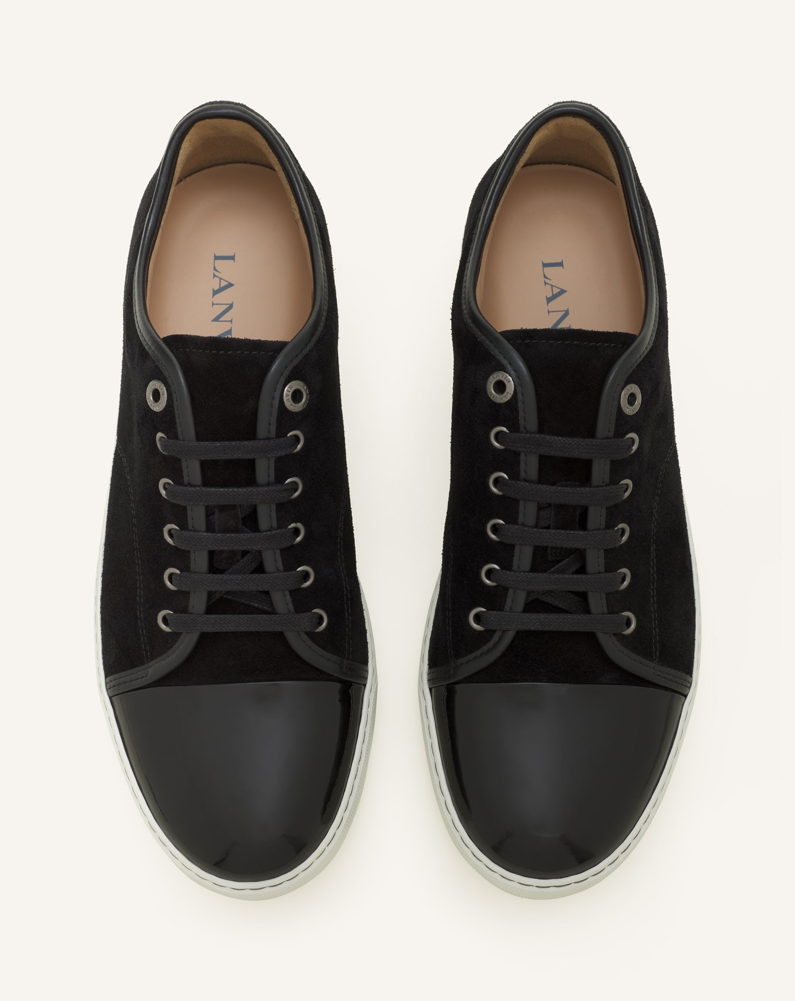 DBB1 SNEAKERS IN PATENT LEATHER AND SUEDE