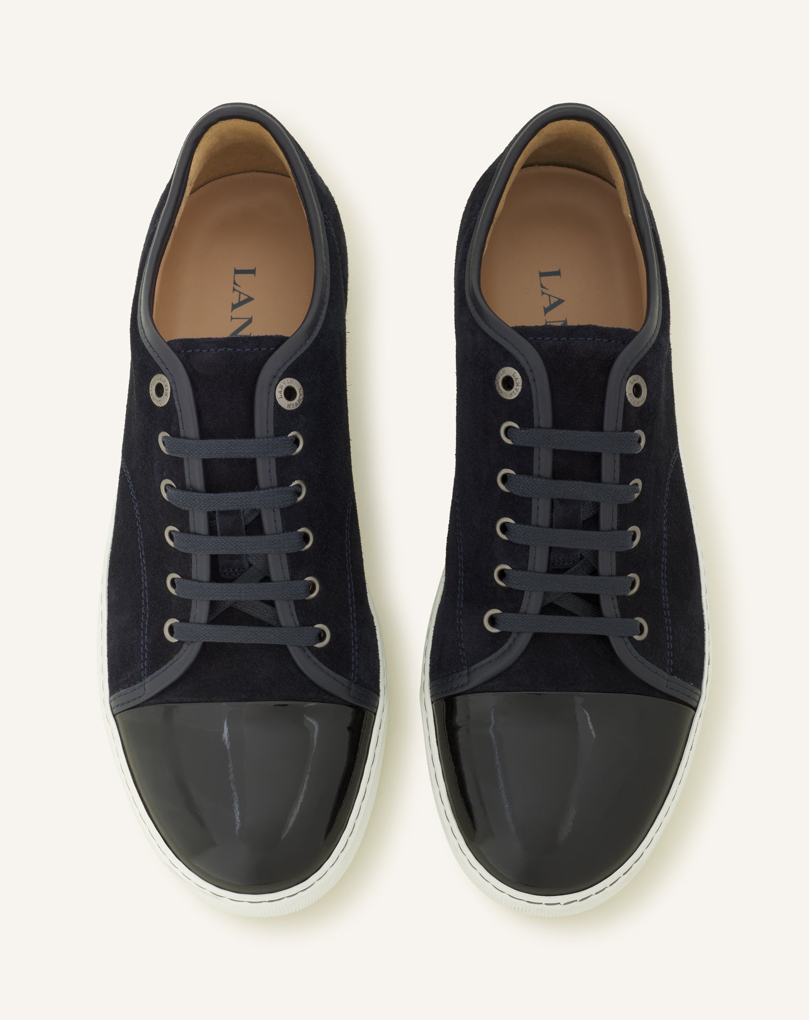 DBB1 SNEAKERS IN PATENT LEATHER AND SUEDE