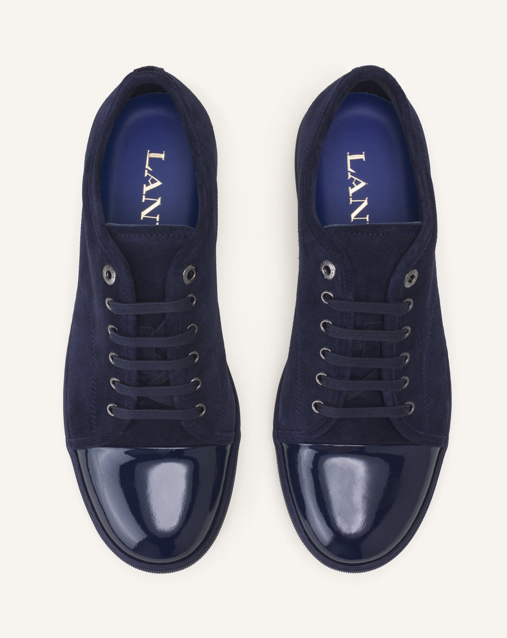 DBB1 SNEAKERS IN PATENT LEATHER AND SUEDE