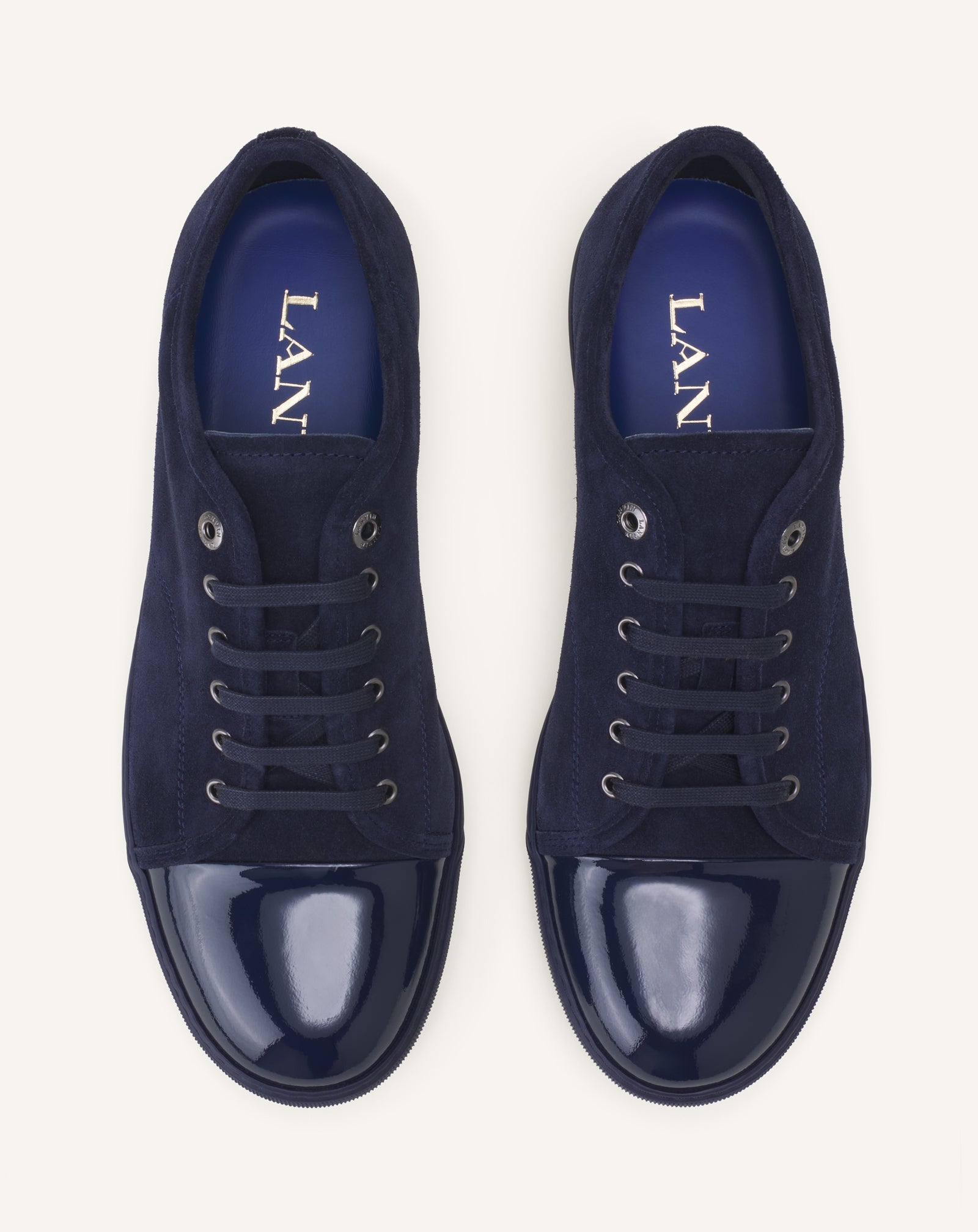 DBB1 SNEAKERS IN PATENT LEATHER AND SUEDE