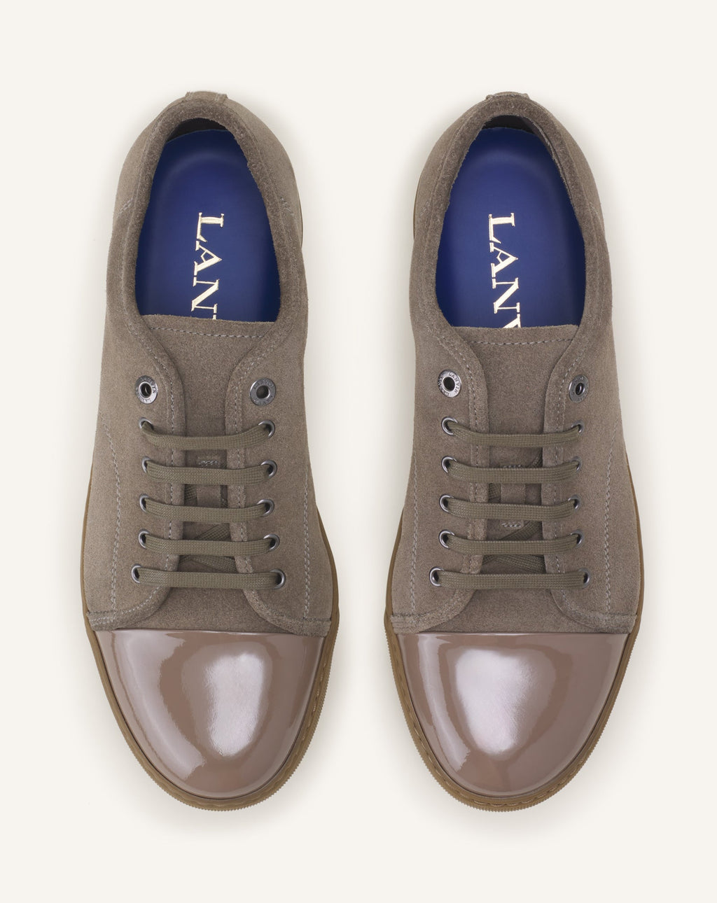 DBB1 SNEAKERS IN PATENT LEATHER AND SUEDE