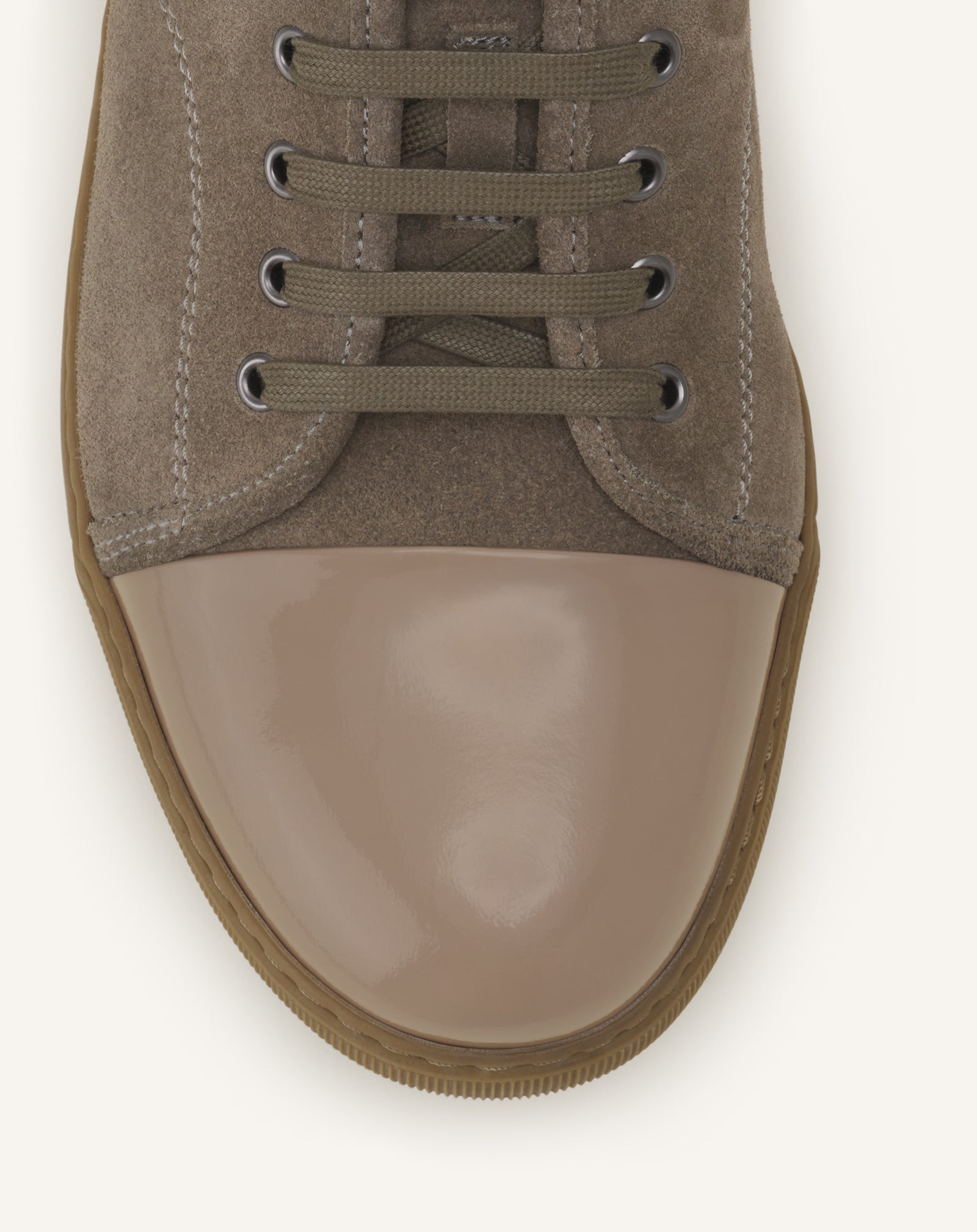 DBB1 SNEAKERS IN PATENT LEATHER AND SUEDE