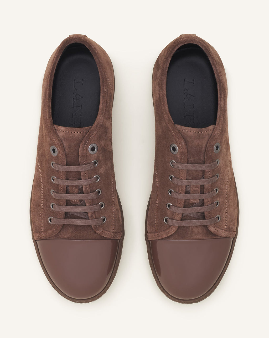DBB1 SNEAKERS IN PATENT LEATHER AND SUEDE