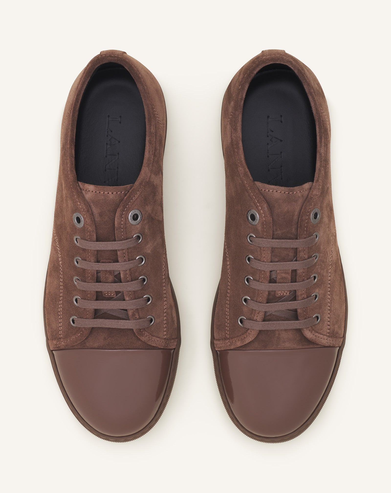 DBB1 SNEAKERS IN PATENT LEATHER AND SUEDE