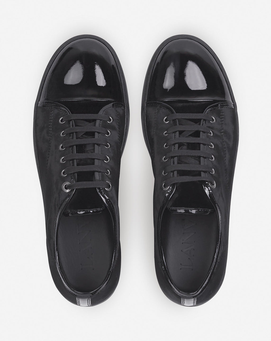 DBB1 SNEAKERS IN VELVET AND PATENT LEATHER