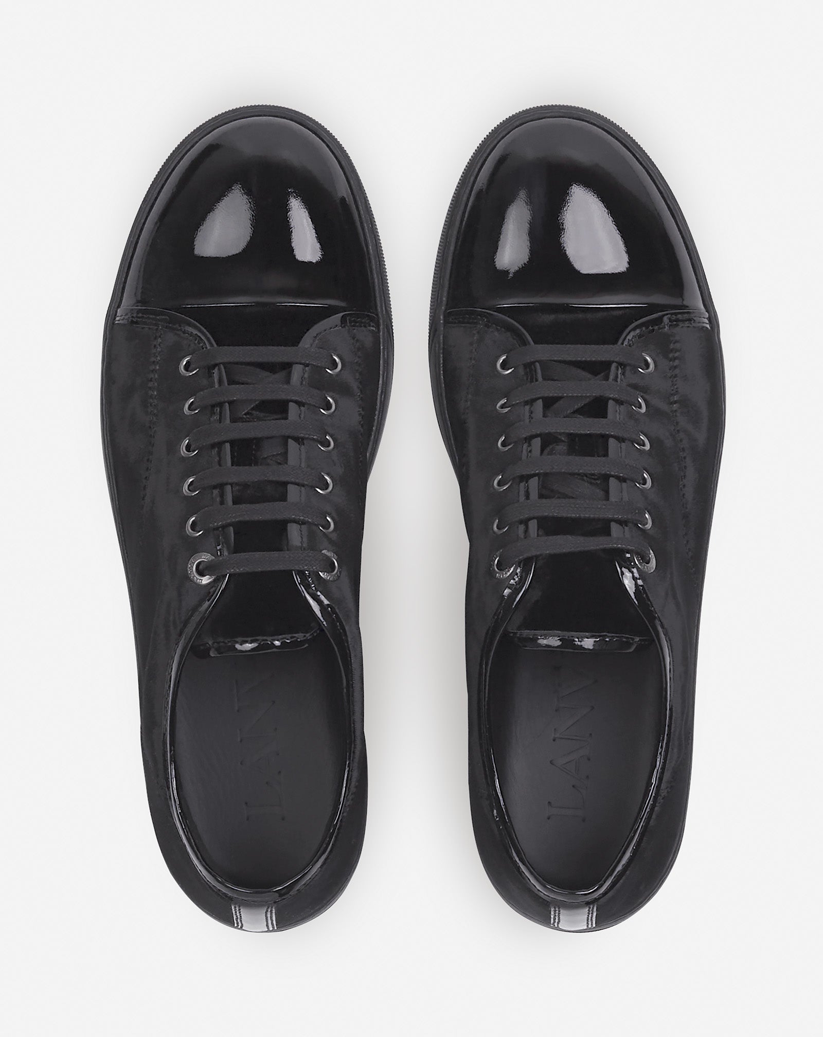 DBB1 SNEAKERS IN VELVET AND PATENT LEATHER
