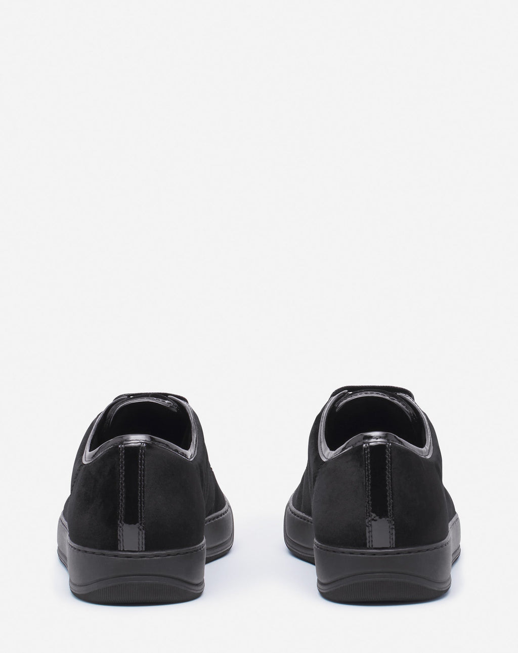 DBB1 SNEAKERS IN VELVET AND PATENT LEATHER